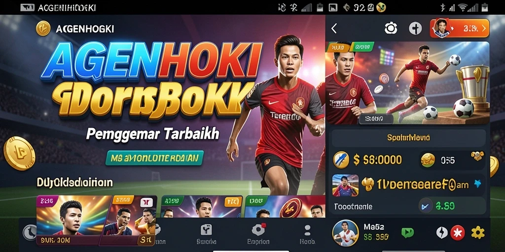 Tampilan gameplay menarik dari aplikasi Sportsbook AGENHOKI.
