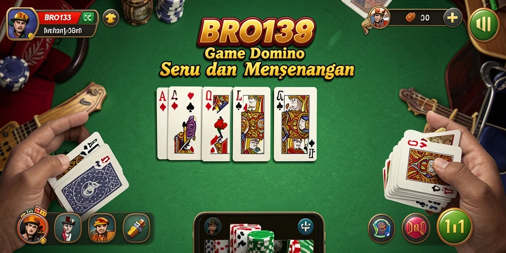 Screenshot gameplay <strong>BRO138</strong> dengan tampilan kartu menarik.