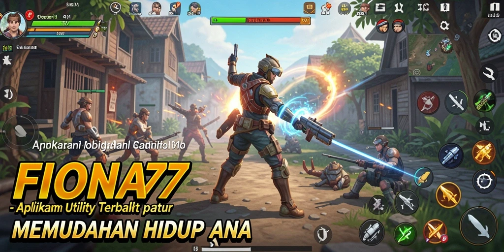 Tampilan antarmuka FIONA77 yang bersih dan menarik.