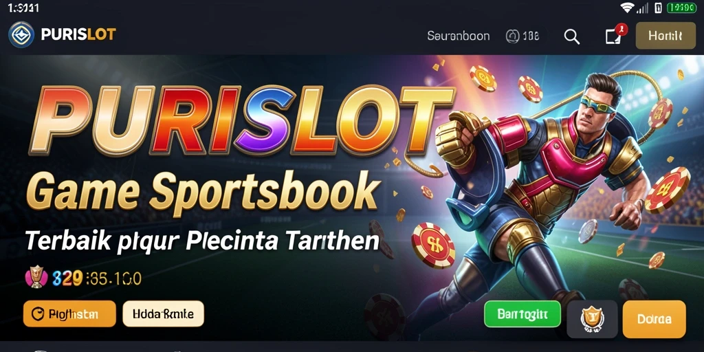 Tampilan gameplay <strong>PURISLOT</strong> yang menarik dan dinamis pada taruhan olahraga.