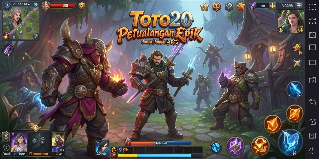 Tampilan gameplay <strong>TOTO20</strong> yang mendebarkan dalam dunia RPG.